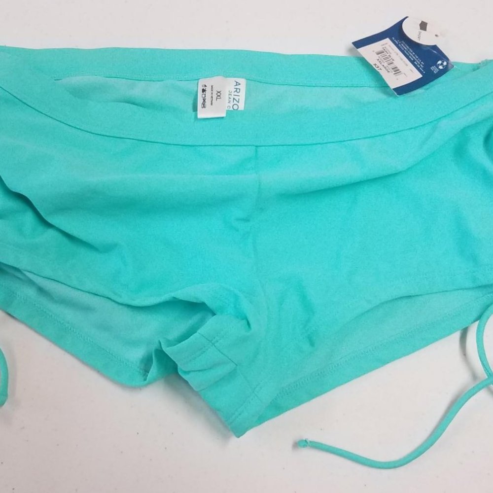 New with Tags Arizona Swimsuit Bottoms/Shorts Fairy Blue Size Juniors XXLarge